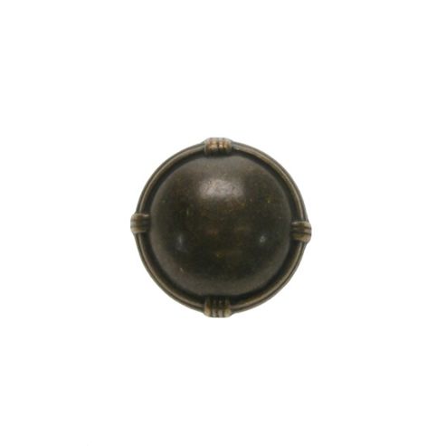 Image of Dill Buttons 28mm Dome Rimmed Bronze