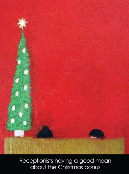 Image of Holy Mackerel Christmas Bonus Greetings Card