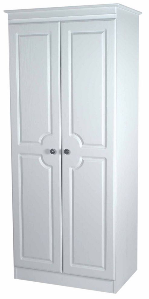 Image of Welcome Furniture Pembroke Tall Plain Wardrobe - Cream
