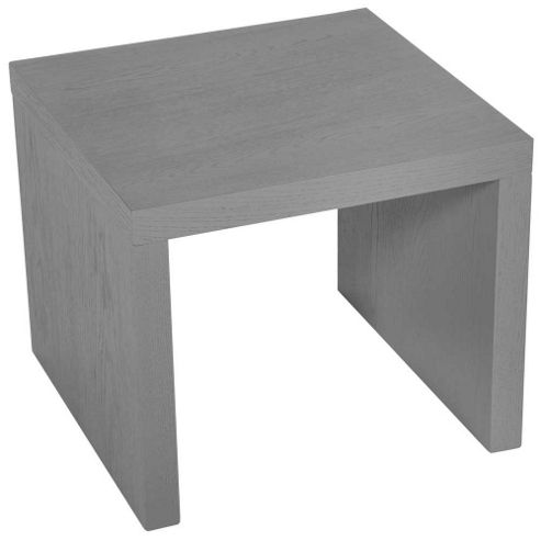 Image of Levv Matte Grey Lamp Table