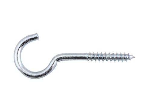 Image of Basic 1870 Screw Hooks Bzp 80mm X2