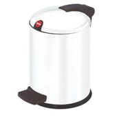 Hailo Trento Design 4 Pedal Cosmetics Bin in White