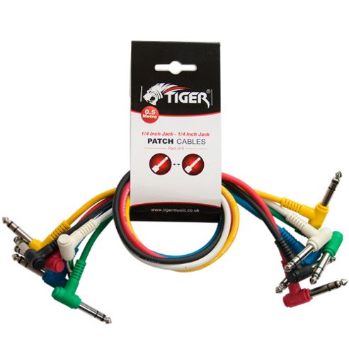 Image of Tiger Pack Of 6 - 0.5 Metre Patch Cables