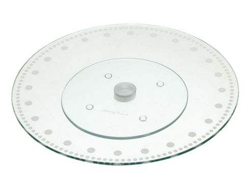 Image of Revolving Glass Cake Stand