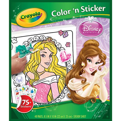 Image of Crayola Disney Princess Colour And Sticker Book