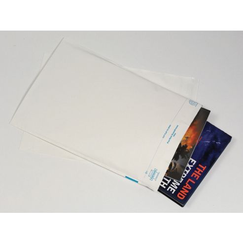 Image of Postsafe Super Strong Polythene Envelope C3 335x430mm White Pack Of 100 Pw32 Peel And Seal
