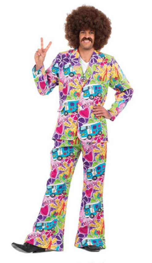 Image of Pshychodelic Suit - Adult Costume Size: 42-44