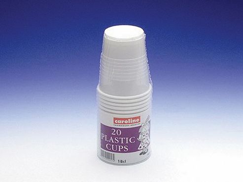 Image of Caroline 1601 Plastic Cups 7ozx20