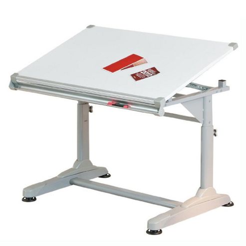 Image of Chelmer - Childrens Fully Adustable Desk - White