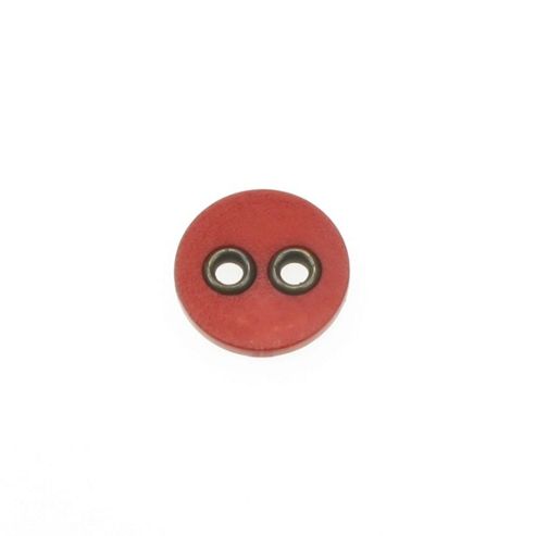 Image of Dill Buttons 23mm 2 Metal Hole Red