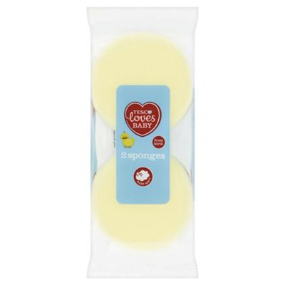 Tesco Loves Baby Sponge 2 Pack