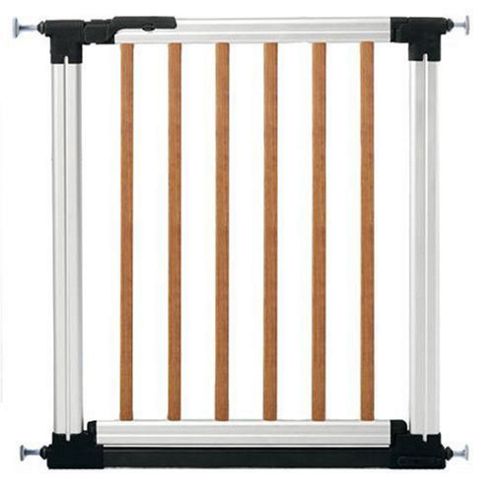 Image of Babydan Pressure Indicator Gate Aluminium Cherry