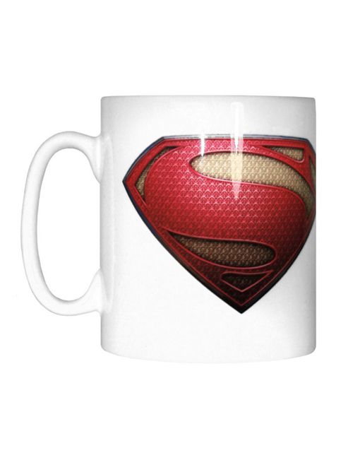 Image of Superman Man Of Steel Logo 10oz Ceramic Mug