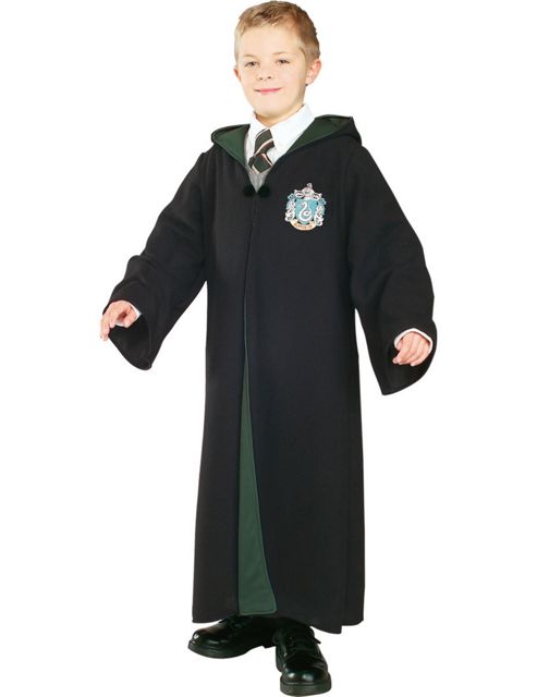 Image of Child Harry Potter Slytherin House Deluxe Robe Small