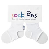 Sock Ons White 0-6 month