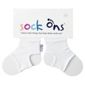 Sock Ons White 0-6 month