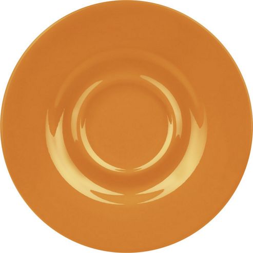 Image of Waechtersbach Fun Factory Coffee And Tea Saucer In Orange (set Of 4)