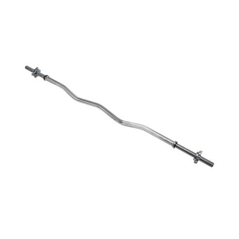 Image of Bodymax Standard Spinlock E-z Curl Bar With Collars