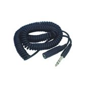 Coiled Stereo Jack Plug to Socket Lead