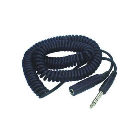 Image of Coiled Stereo Jack Plug To Socket Lead