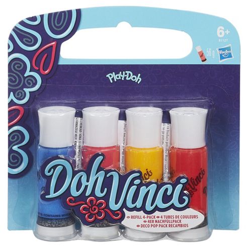 Image of Play-doh - Dohvinci Deco Pop 4 Pack Refill