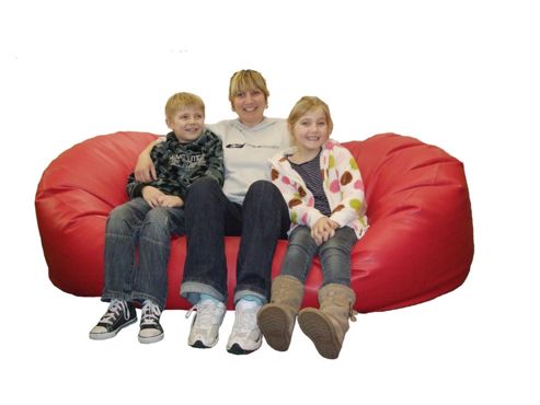 Image of Ashcroft Indoor Large Bean Bag Sofa - Blue