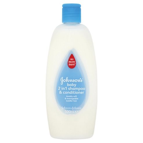 Image of Johnson's Baby 2-in-1 Shampoo & Conditioner 500ml
