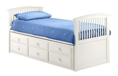 Image of Julian Bowen Hornblower Stone White Cabin Bed