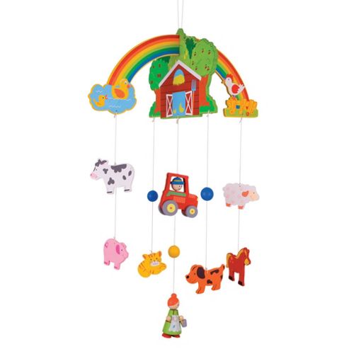 Image of Bigjigs Toys Bj968 Mobile (farm)