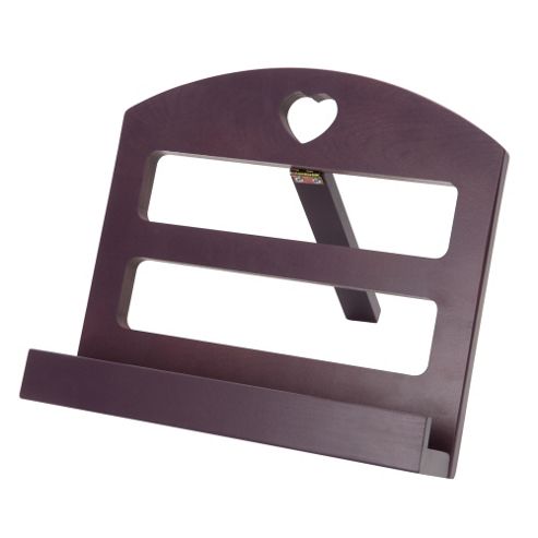 Image of Dexam Vintage Home Woodware Cookbook Stand, Aubergine Purple