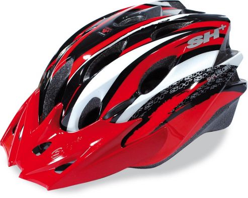 Image of Sh+ Street Ii Helmet: Red/black L/xl