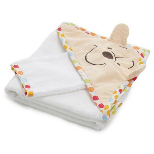 Image of Obaby Winnie The Pooh Hooded Towel & Washmitt