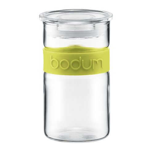 Image of Bodum Presso Glass Storage Jar 0.25ltr/8oz - Lime Green