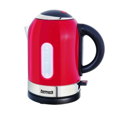 Image of Hmkt100rd 3000w 1.7l Cordless Kettle With 360 Degree Base In Red