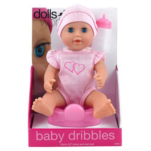 Image of Dolls World 25cm Doll Baby Dribbles