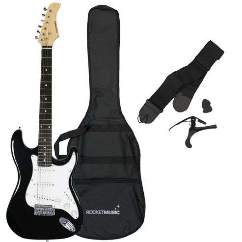 Image of Rocket Xf Series 4/4 Electric Guitar - Black