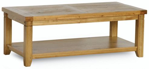 Image of Kelburn Furniture Veneto Rustic Oak Coffee Table