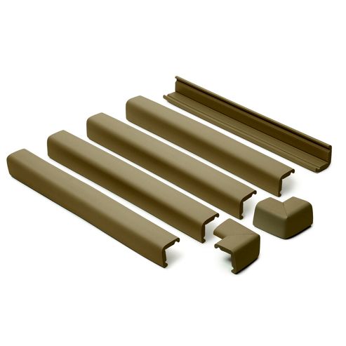 Image of Prince Lionheart Cushiony Fireplace Guard - Chocolate
