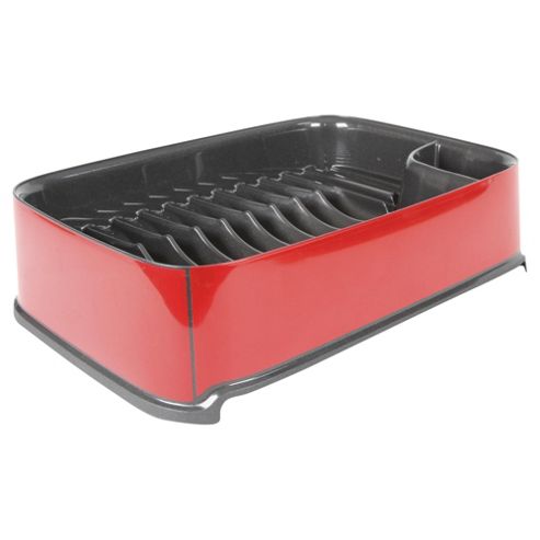 Image of Curver Metallic Red Dish Drainer Small