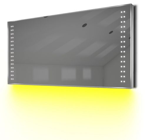 Image of Ambient Ultra-slim Led Bathroom Mirror With Demister Pad & Sensor K62y