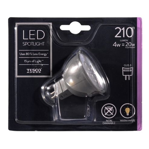 Image of Tesco Led Star 20w Gu5 Spot Light Bulb