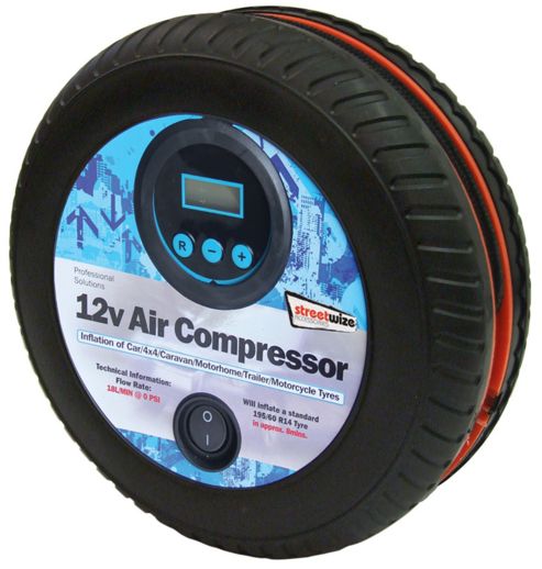 Image of Tyre Shape 250psi Digital Air Compressor