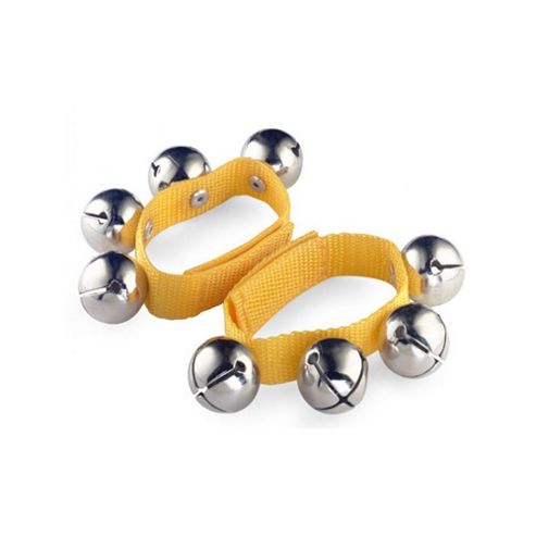 Image of A-star Large Wrist Bells - Yellow