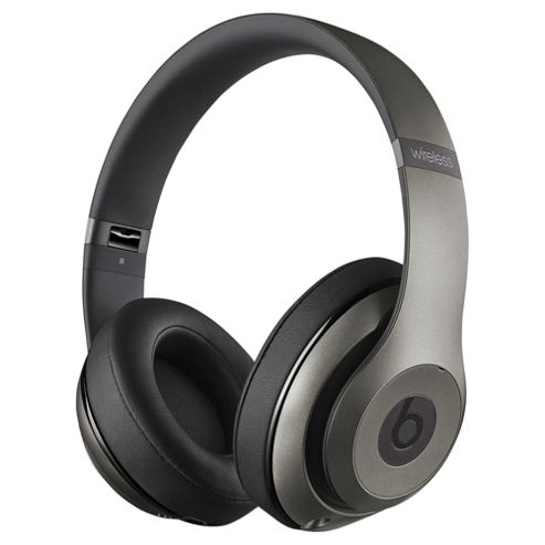 Image of Beats By Dr Dre Studio Wireless Over-ear Headphones Titanium