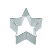KitchenCraft Cookie Cutter in Star Shaped (Set of 12) - 4 cm