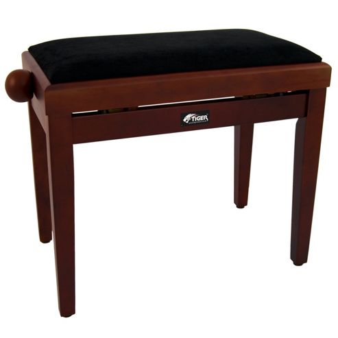 Image of Mahogany Adjustable Piano Stool