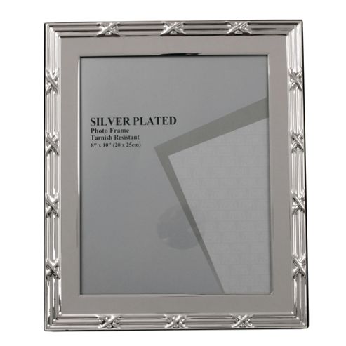 Image of Evergreen Ribbon And Reed Photo Frame - 8" X 10"