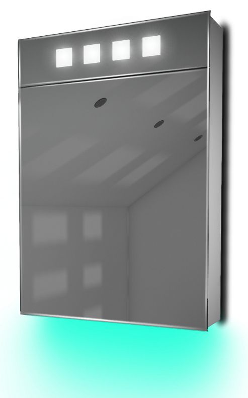 Image of Ambient Demist Bathroom Cabinet With Sensor & Internal Shaver Socket K114t