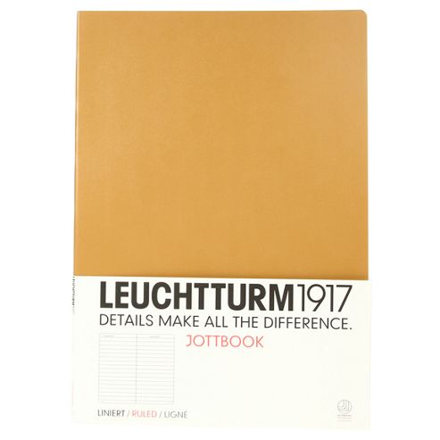 Image of Leuchtturm 1917 Caramel Jotter A4 Ruled