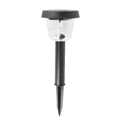 Image of Pack Of Thirty Solar Powered Led Spike Lights In Gloss Black